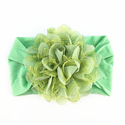 Chiffon Mesh Flower Baby Headdress Headband