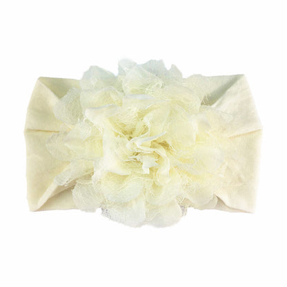 Chiffon Mesh Flower Baby Headdress Headband