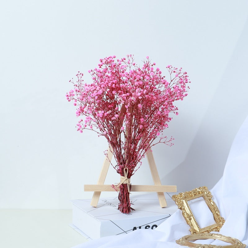 Gypsophila Dried Flower Bouquet, Living Room Decor
