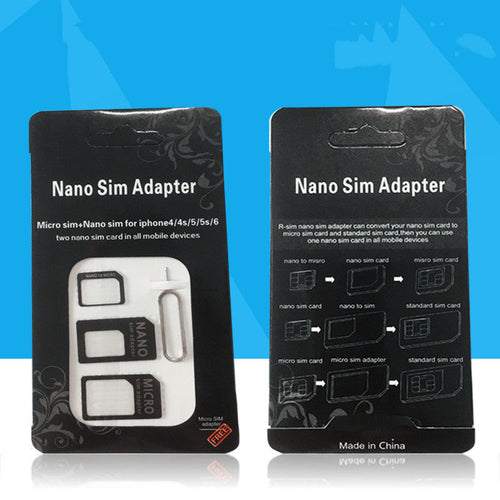 SIM Card Pin Recovery 4-in-1 Conversion Card