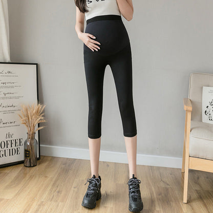 Maternity Summer Thin Maternity Cropped Trousers