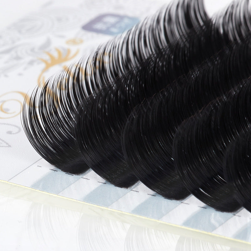 Yelix Eyelashes Manual Eyelashes 0.05 Natural 3D Camellia Flowers Bloom In Seconds Grafting False Eyelashes