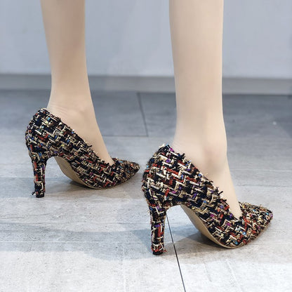 Shallow Mouth Pointed Toe Casual Shoes Women