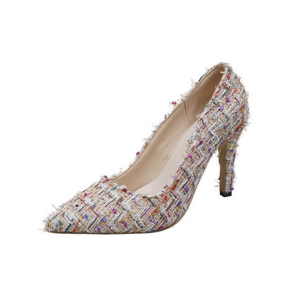 Shallow Mouth Pointed Toe Casual Shoes Women