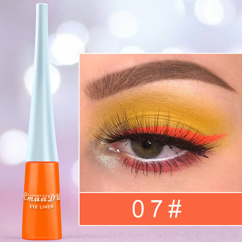 17-Color Matte Liquid Eyeliner: Quick-Drying, Long-Lasting, Non-Blooming