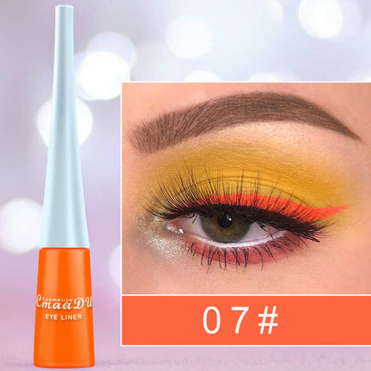 17-Color Matte Liquid Eyeliner: Quick-Drying, Long-Lasting, Non-Blooming