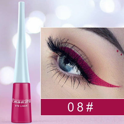 17-Color Matte Liquid Eyeliner: Quick-Drying, Long-Lasting, Non-Blooming