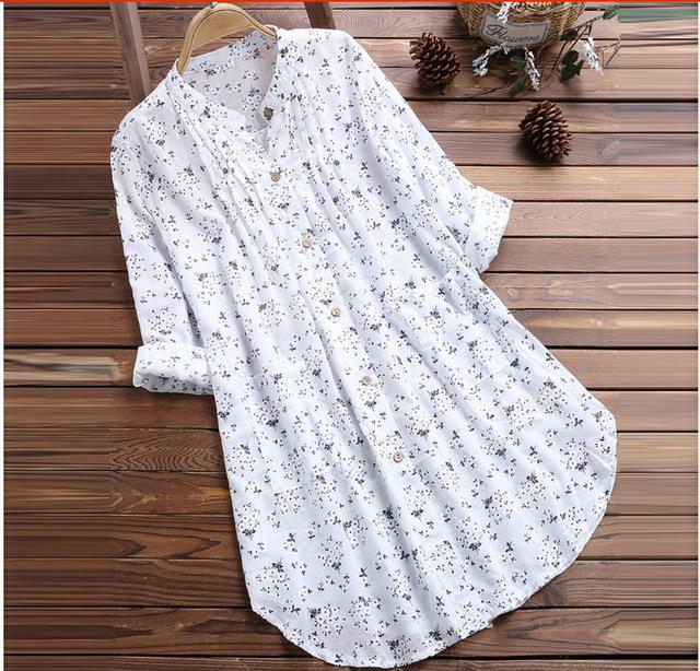 Elegant Blouse Plus Size Fashion Woman Clothe