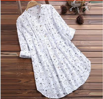 Elegant Blouse Plus Size Fashion Woman Clothe