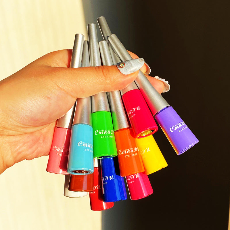 17-Color Matte Liquid Eyeliner: Quick-Drying, Long-Lasting, Non-Blooming