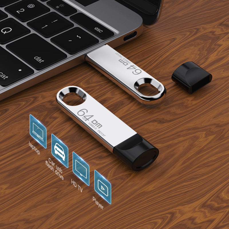 Metal Texture Computer High-speed USB Flash Drive