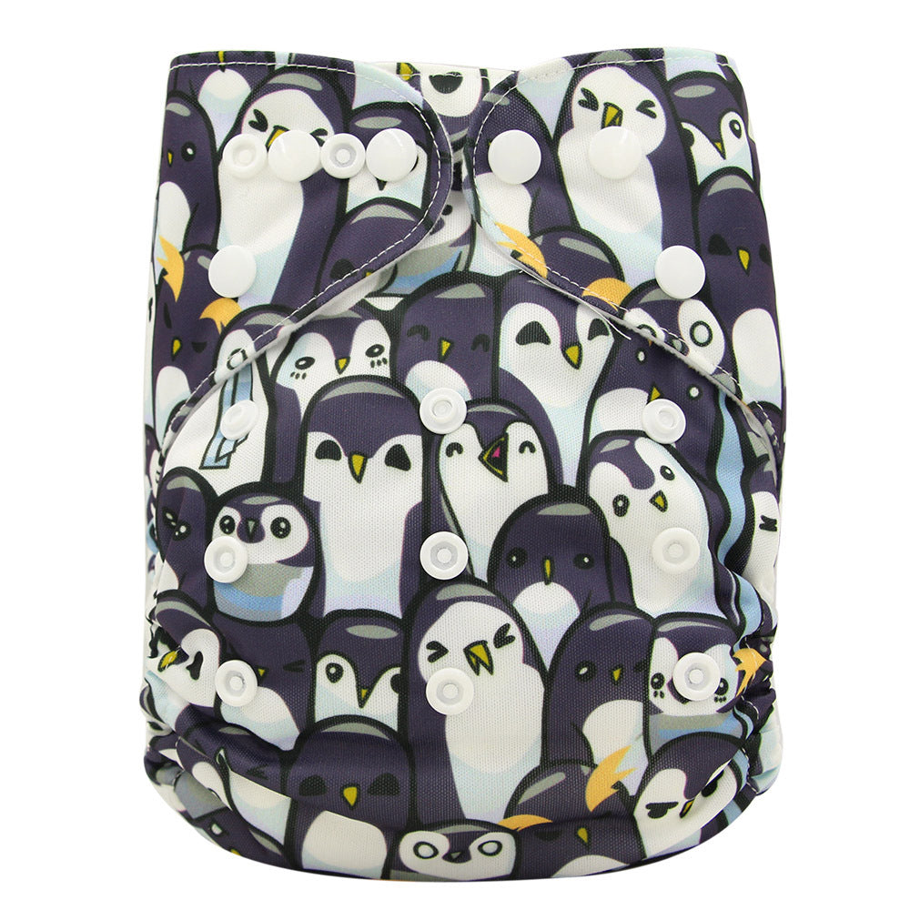 Washable Baby Cloth Diaper Breathable Diaper Pants 0-3 Years Old Baby Adjustable Diaper Leak-proof Diaper