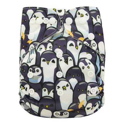 Washable Baby Cloth Diaper Breathable Diaper Pants 0-3 Years Old Baby Adjustable Diaper Leak-proof Diaper