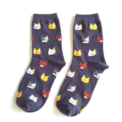 Women's Cartoon Cotton Socks