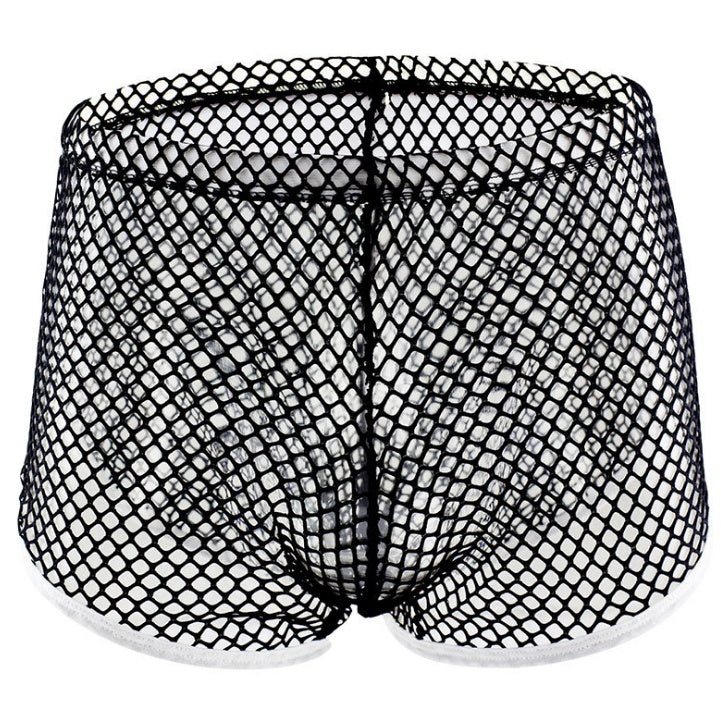 Men's Underwear Sexy Mesh Breathable Boxer Briefs