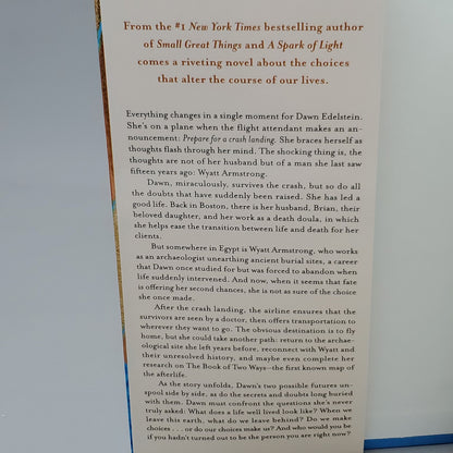 THE BOOK OF TWO WAYS by Jodi Picoult Book Hardback (New)