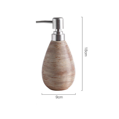 Bathroom Ceramic Shower Gel Lotion Bottle