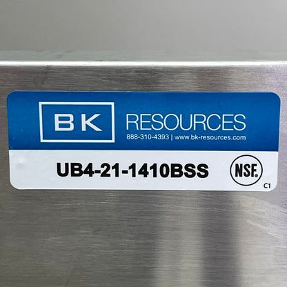 BK RESOURCES Blender Station 18"W x 21-1/4"D Steel UB4-21-1410BSS