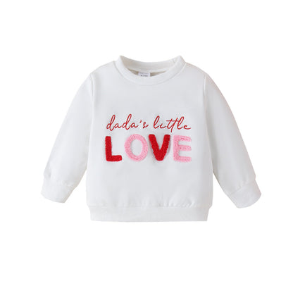 Children's Clothing Girls' Parent-child Long-sleeved Pullover Casual Sweatshirt