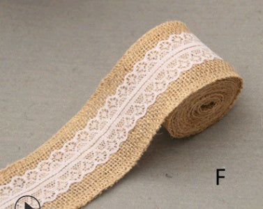 Lace Linen Roll, 5CM Wide, DIY Christmas Decor