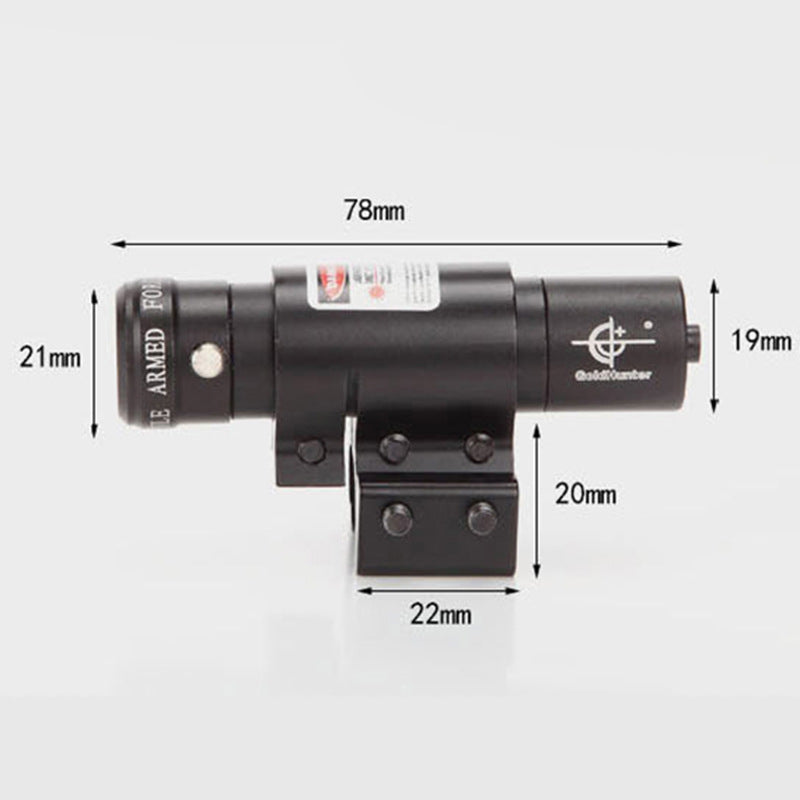 Mini Infrared Laser Sight Adjustable Red Laser Sight Up And Down, Left And Right, Card Slot Width Interchangeable