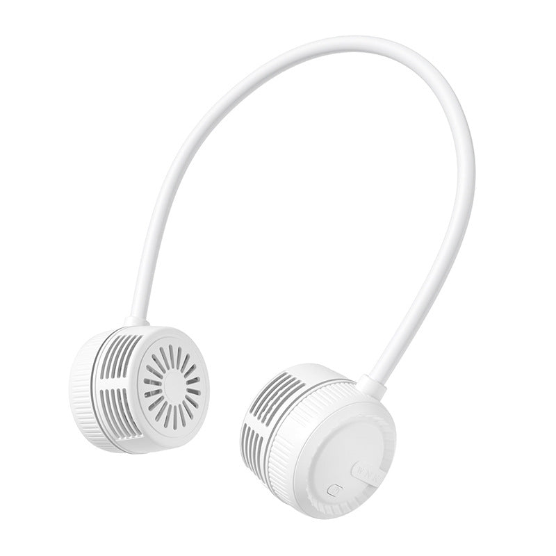 Foldable Neck Fan Portable Silent USB Charging Outdoor Sports Turbine Bladeless Mini Neck Fan
