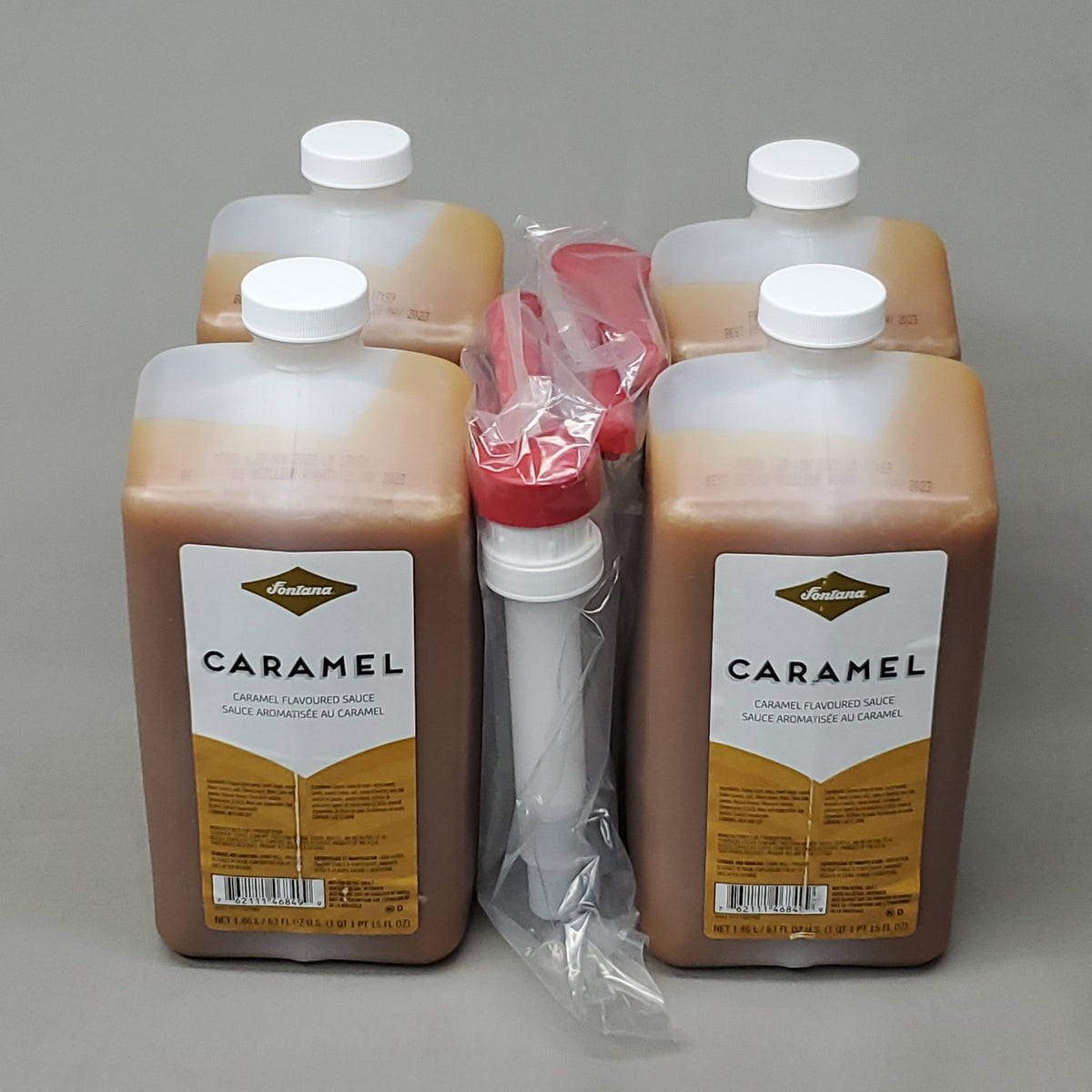 ZA@ STARBUCKS (4-PACK) Fontana Caramel Flavored Sauce (1.86 L/bottle) BB 05/24 (AS-IS) H