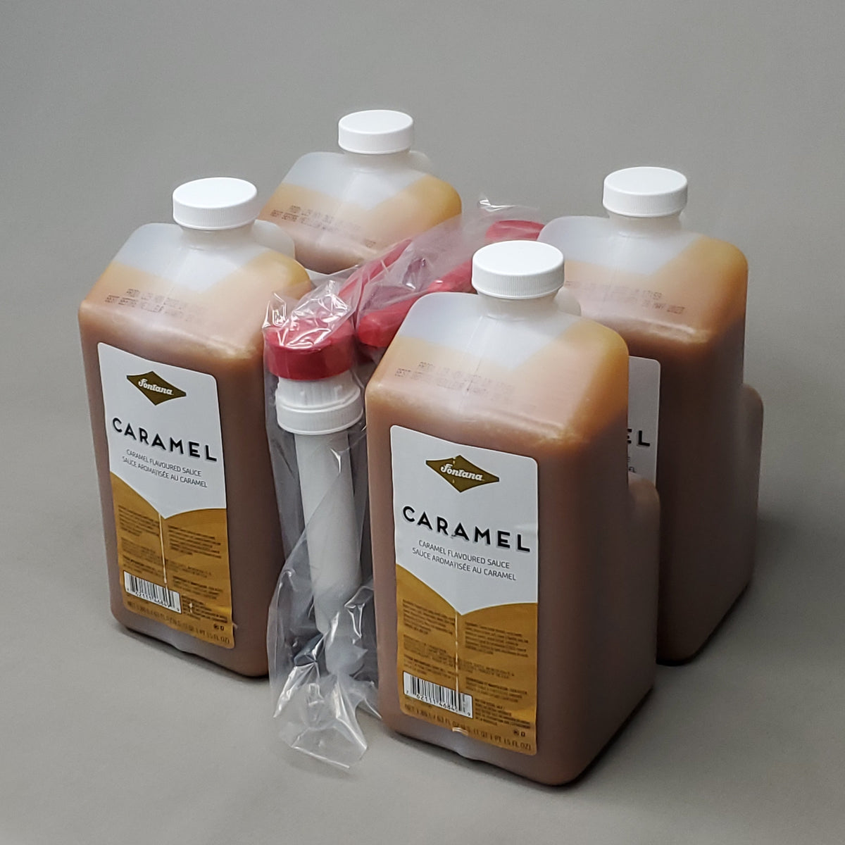 ZA@ STARBUCKS (4-PACK) Fontana Caramel Flavored Sauce (1.86 L/bottle) BB 05/24 (AS-IS) H