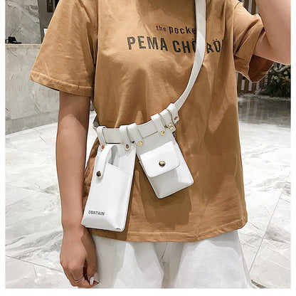 Tide crossbody bag waist bag change phone