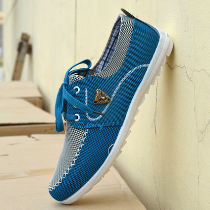 Men's casual canvas shoes Korean version of the trend of students large size canvas shoes
