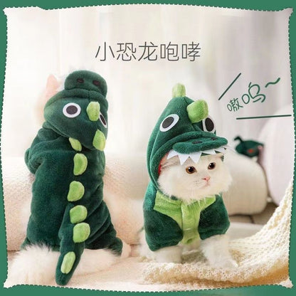 Cat Pet Clothing Anti-lint Winter