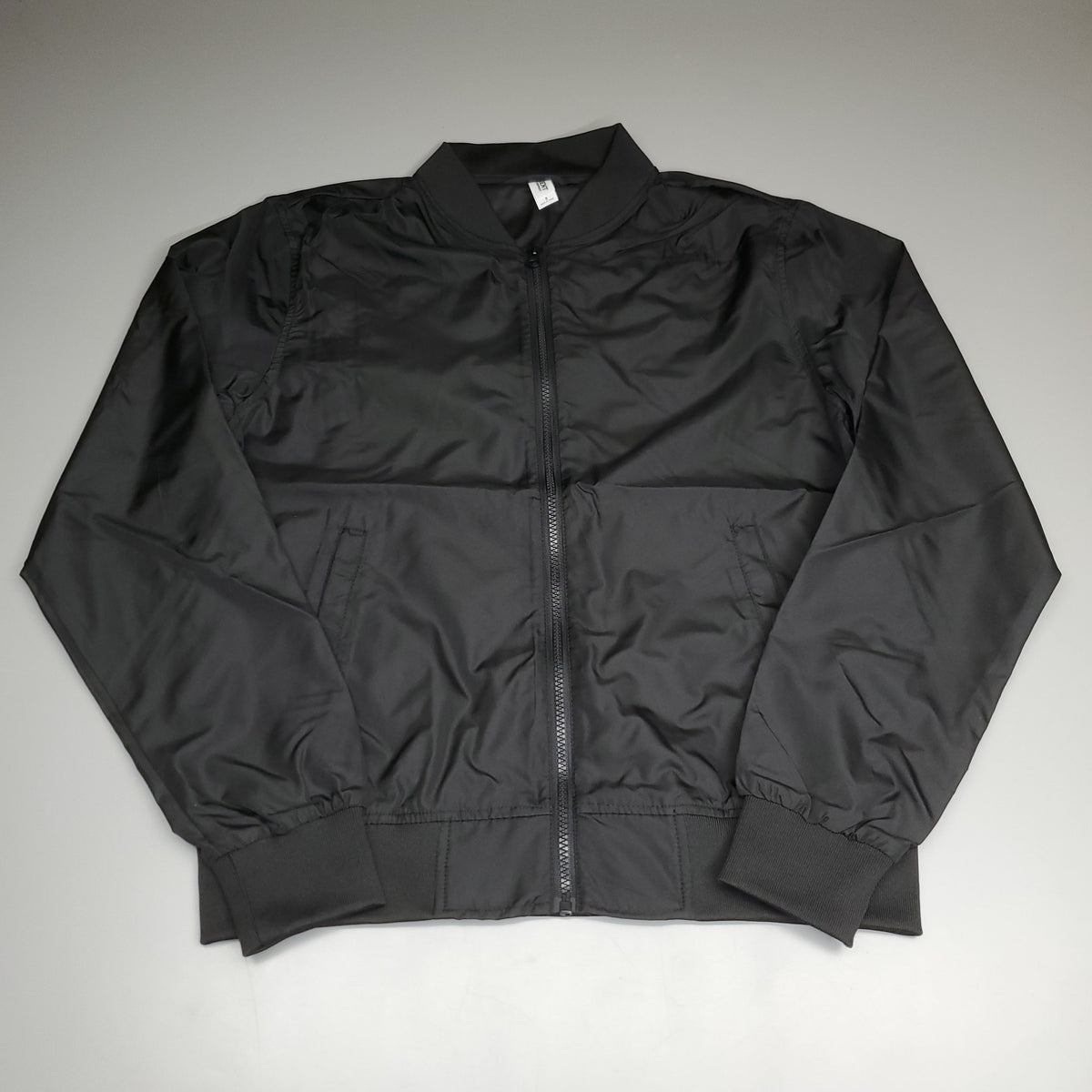 INDEPENDENT TRADING CO. Men's Lightweight Bomber Jacket Sz S Black (New)