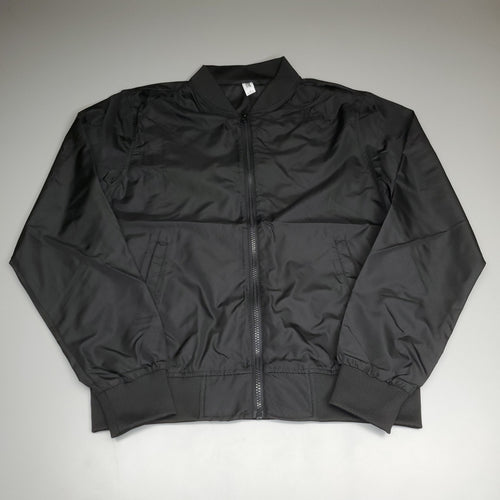 INDEPENDENT TRADING CO. Men's Lightweight Bomber Jacket Sz S Black (New)