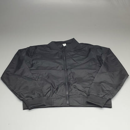 INDEPENDENT TRADING CO. Men's Lightweight Bomber Jacket Sz S Black (New)