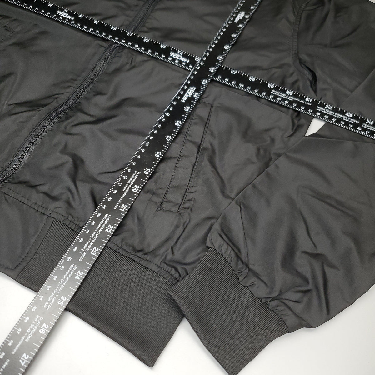 INDEPENDENT TRADING CO. Men's Lightweight Bomber Jacket Sz S Black (New)