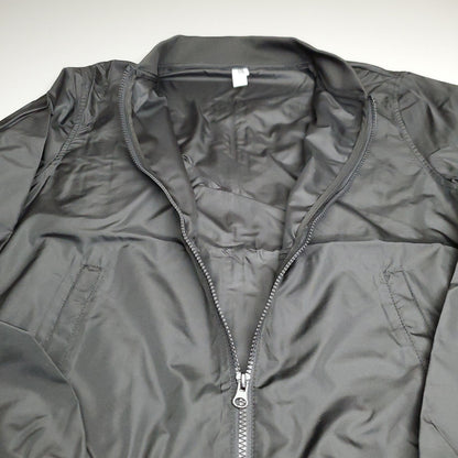 INDEPENDENT TRADING CO. Men's Lightweight Bomber Jacket Sz S Black (New)
