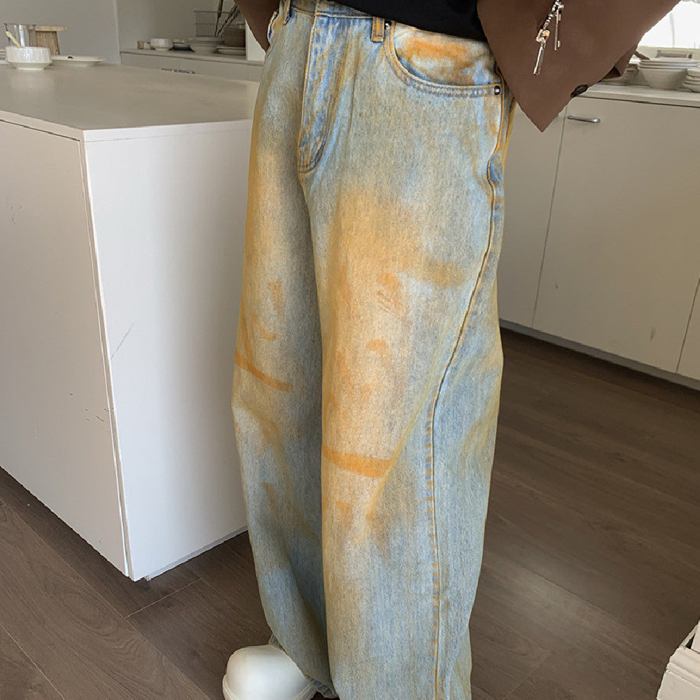 Fashion Wash Gradient Jeans For Men