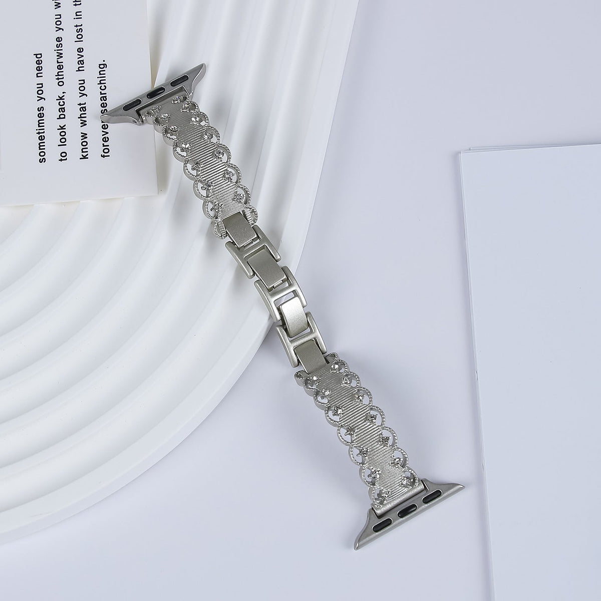 Lace Zircon Watch Strap Suitable For IWatch S10  Xiaomi Mi Band 9 108Pro Xiaomi 10