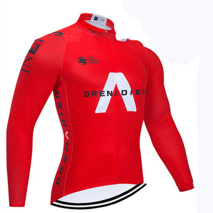 Plush warm cycling clothes