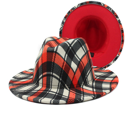 Men's Women's Double-sided Wool Fedora Hat
