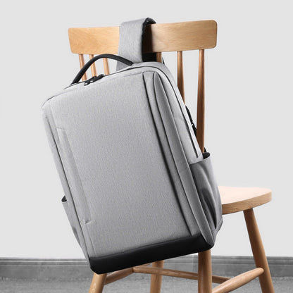 Nylon usb computer backpack backpack