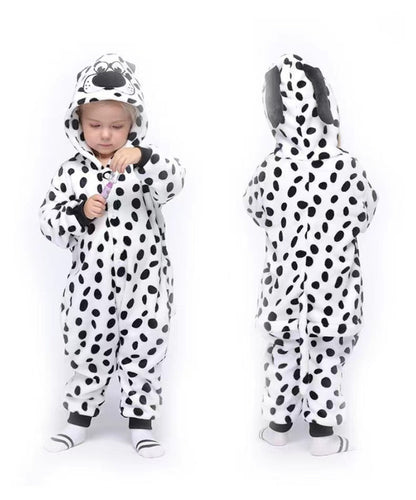 Flannel Children's Animal One-piece Pajamas