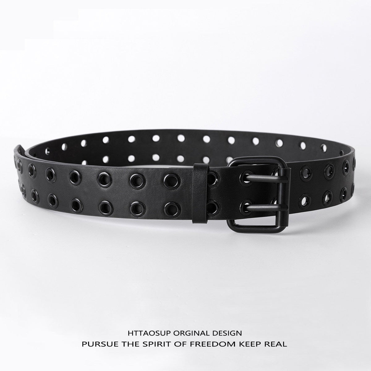 Workwear-style Vintage Belt Buckle Waist Chain Accessory
