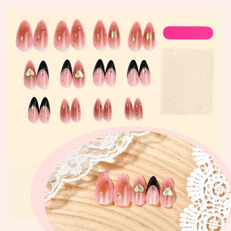 Star-studded Rhinestone-decorated Wearable Nails