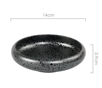 Creative retro ceramic plates plates dishes sushi plates tableware snack plates