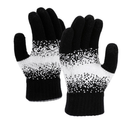 Autumn And Winter New Gloves Women's Knitted Wool