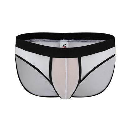 Low Waist Breathable Mesh Sexy Briefs Nylon Men