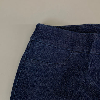 MULTIPLES Ankle Pants Petite Women's Sz 14 Denim M2623P