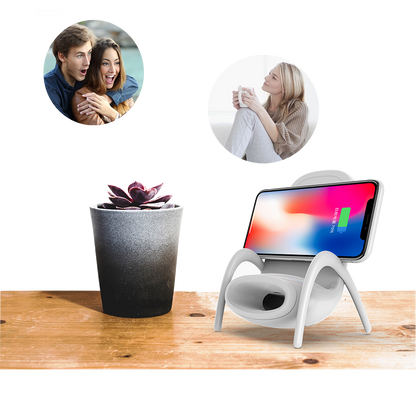 Chair amplifier wireless charger