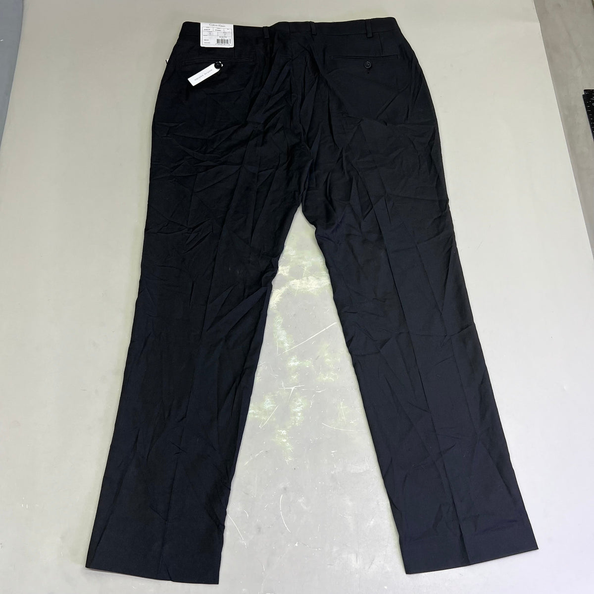 CALVIN KLEIN Slim Fit Slack Dress Pants Men's Sz 36W X 30L Black JMROPJJX0001